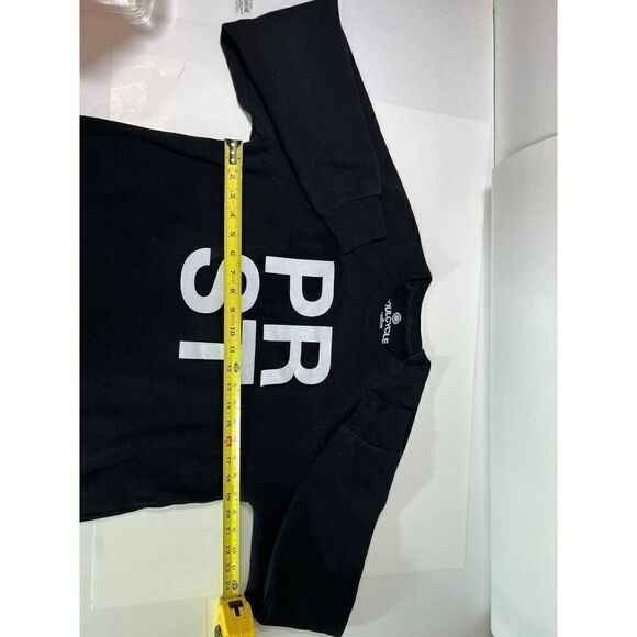 Soul Cycle Womens Black Sweatshirt Size Medium PRST Preston Hallow Dallas TX - Picture 7 of 9